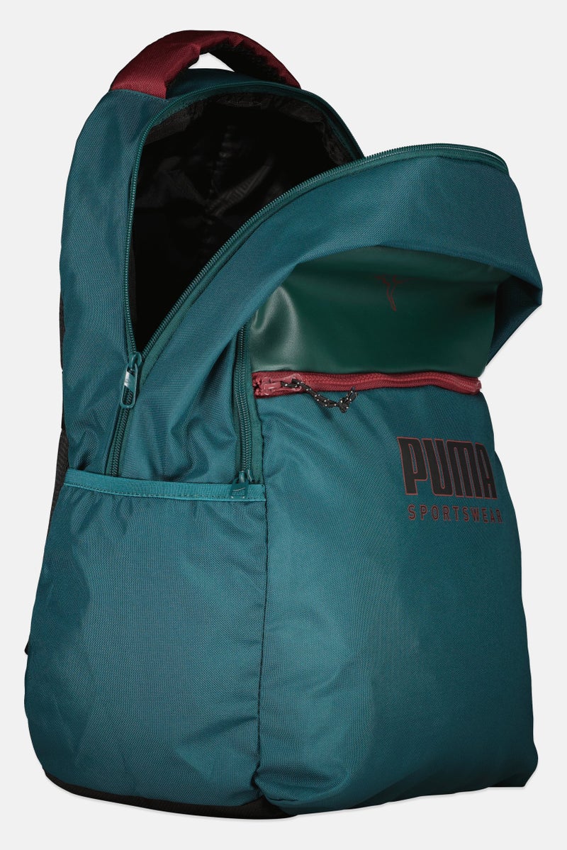 PUMA Men Brand Logo Backpack, Teal Blue - Image 3